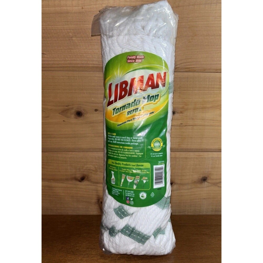 Libman Tornado Blended Cotton Twist Mop Head Refill Replacement